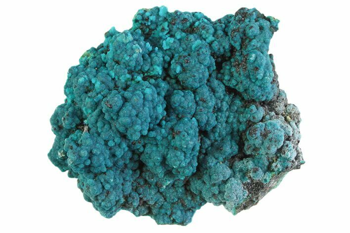 Vibrant Teal Chrysocolla Formation - Peru #358661
